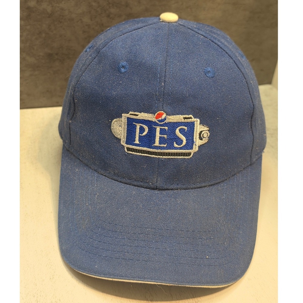 Pacific Headwear Mens Blue PES Pepsi Logo Baseball Cap Hat